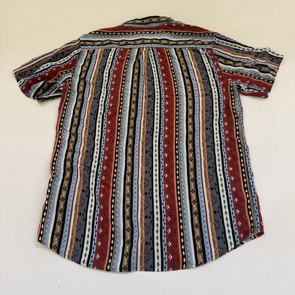 Pacsun Short Sleeve Collared‎ Shirt Mens Tribal Casino Southwestern Size Medium - Picture 4 of 7